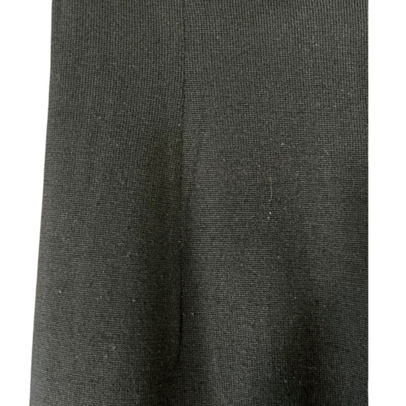 Vintage wool  Black Midi Skirt - Picture 3 of 4